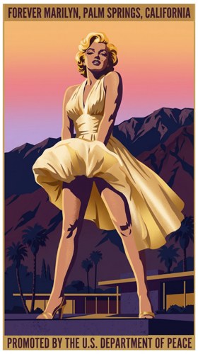 Violet Dusk Marilyn wallpaper