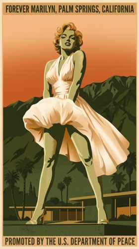 Olive Light Marilyn wallpaper